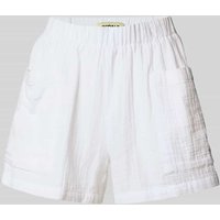 ECOALF Regular Fit Shorts mit aufgesetzten Taschen Modell 'YERAALF' in Weiss, Größe L von ECOALF