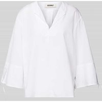 ECOALF Relaxed Fit Bluse mit V-Ausschnitt Modell 'JENAALF' in Weiss, Größe L von ECOALF