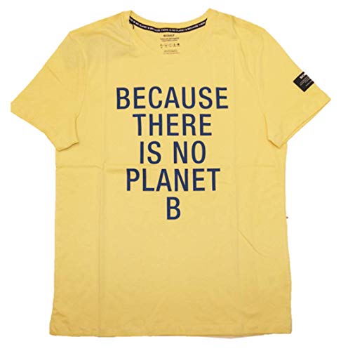 ECOALF Rundhals T-Shirt Natal mit Fronttext Yellow 201 (XL) von ECOALF