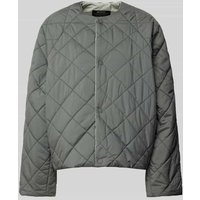 ECOALF Steppjacke mit Rundhalsausschnitt Modell 'GAVEAALF' in Graphit, Größe S von ECOALF