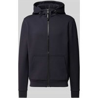 ECOALF Sweatjacke mit Logo-Stitching in Marine, Größe S ECOALF Sweatjacke mit Logo-Stitching in Marine, Größe S von ECOALF