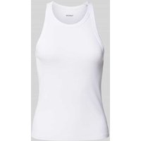 ECOALF Tanktop mit gerippten Abschlüssen Modell 'ARLES' in Weiss, Größe XL ECOALF Tanktop mit gerippten Abschlüssen Modell 'ARLES' in Weiss, Größe XL von ECOALF