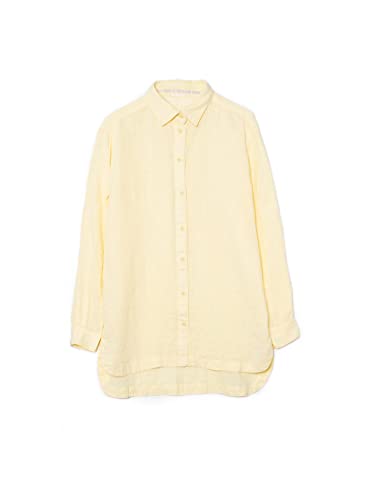 Ecoalf Damen MAGRITTEALF Shirt Woman Hemd Frau, Light Yellow, 00XS Ecoalf Damen MAGRITTEALF Shirt Woman Hemd Frau, Light Yellow, 00XS von ECOALF
