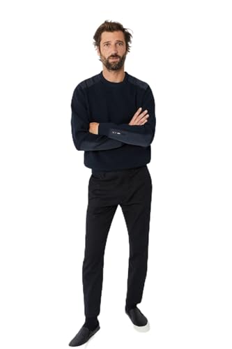 Ecoalf Herren YELOALF Cotton Pants Man Baumwollhose Mann, DEEP Navy, 0034 von ECOALF