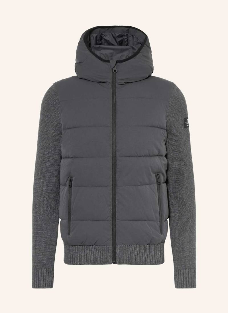 Ecoalf Steppjacke Im Materialmix grau von ECOALF