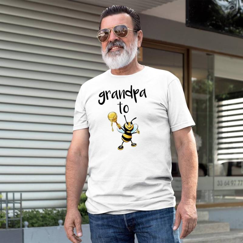 Grandad To Be Shirt Grandpa To Bee T-Shirt Schwangerschaftsankündigung Opa Geschenke Lustiges Tshirts Geschenk Für Neue Opas von ECOLOGYE