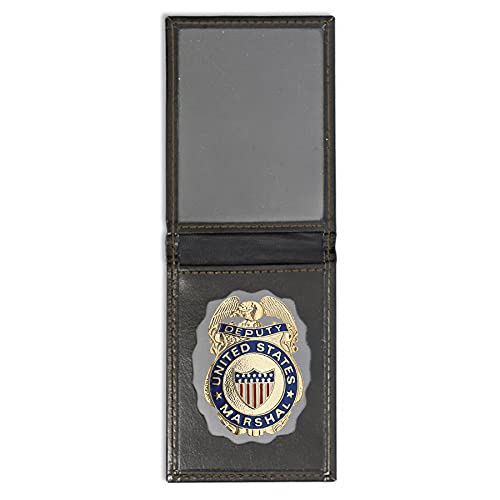 ECOMMUR Brieftasche + Plakette US Marshal | Brieftasche aus Kunstleder mit Plakette/Abzeichen zur Dekoration, zum Sammeln und als Requisiten... ECOMMUR Brieftasche + Plakette US Marshal | Brieftasche aus Kunstleder mit Plakette/Abzeichen zur Dekoration, zum Sammeln und als Requisiten... von ECOMMUR
