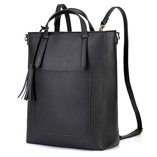 ECOSUSI Rucksack Damen Handtasche Multifunktion 3 In 2 Tote bag Tragetasche für Die Arbeit Reisen,Schwarz ECOSUSI Rucksack Damen Handtasche Multifunktion 3 In 2 Tote bag Tragetasche für Die Arbeit Reisen,Schwarz von ECOSUSI