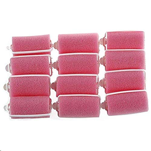 Ecosway 12 St.Haarstyling Lockenwickler Werkzeuge Magisch Haarpflege DIY Styling Schwamm Schaum Schlaf Lockenwickler, Kissen Haarstyling Twist - S von ECOSWAY