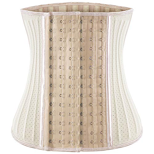 ECOWALSON Taillentrainer für Damen, Korsett, Bodyshaper, Mieder-Trimmer mit Stahlstäbchenverlängerung, Small von ECOWALSON