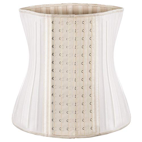 ECOWALSON Taillentrainer für Damen, Korsett, Bodyshaper, Mieder-Trimmer mit Stahlstäbchenverlängerung, XX-Large von ECOWALSON