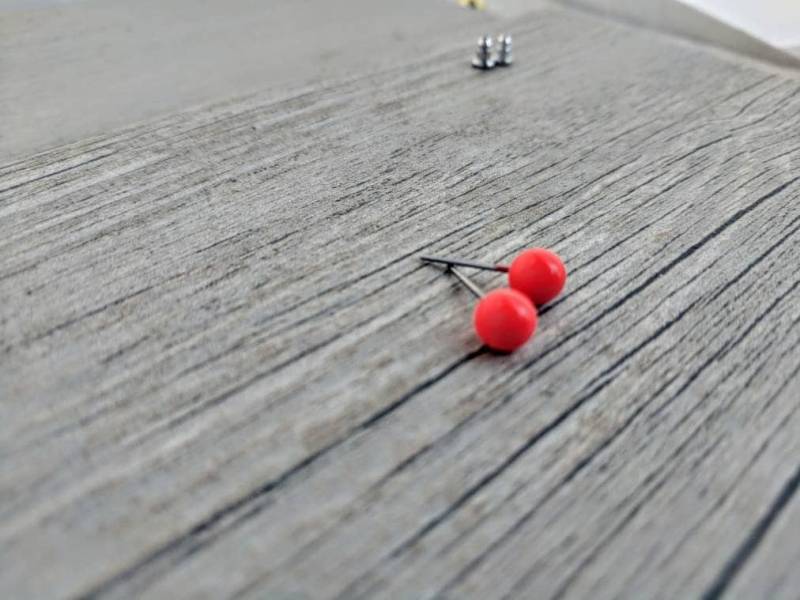 Rote Kugel Ohrstecker 6 Mm Kunstharz, Edelstahl Ohrstecker von ECStudioCreations