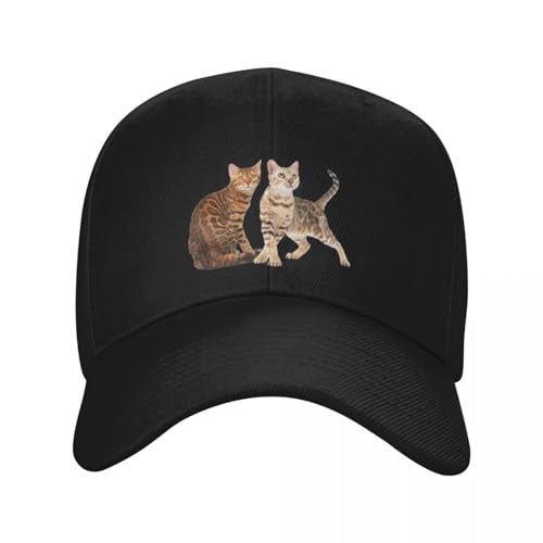 ECUXSRHN Basecap für Herren Schwarze Baseballcap Bengalkatze Rasse Bilder Mann Cap ECUXSRHN Basecap für Herren Schwarze Baseballcap Bengalkatze Rasse Bilder Mann Cap von ECUXSRHN