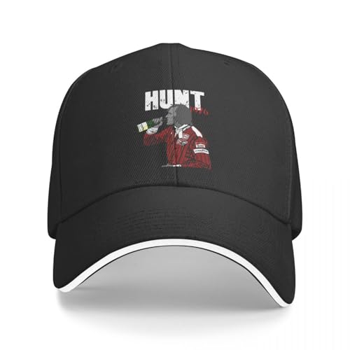 ECUXSRHN Basecap für Herren Schwarze Baseballcap James Hunt - Overlay Design Golfhut Strandausflug benutzerdefinierte Hut ECUXSRHN Basecap für Herren Schwarze Baseballcap James Hunt - Overlay Design Golfhut Strandausflug benutzerdefinierte Hut von ECUXSRHN