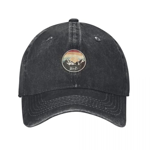 ECUXSRHN Vintage Basecap Washed Baseball Kappe City Grown Willow (rustikal) Teemütze Papamütze Streetwear Herren von ECUXSRHN