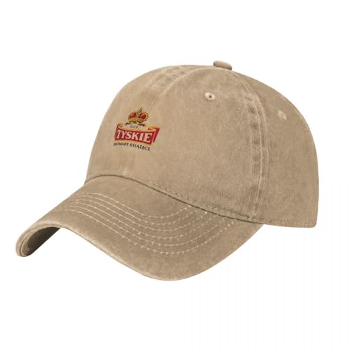 ECUXSRHN Vintage Basecap Washed Baseball Kappe Tyskie Golf Cap Visor Herren von ECUXSRHN