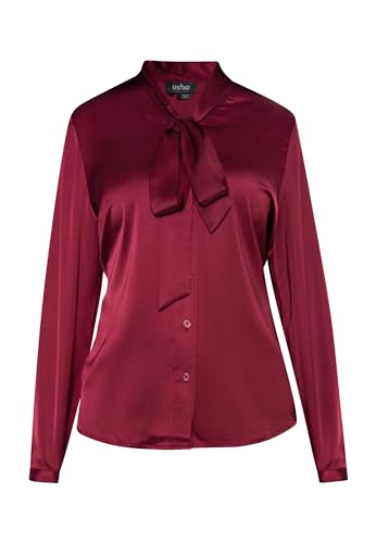 ECY Damen Langarm Bluse 17329118-EC01, WEINROT, S von ECY