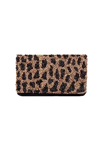 ECY Women's Clutch/Abendtasche, SCHWARZ Gold von ECY