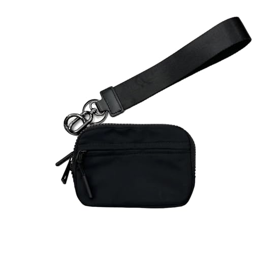 Commonlyto Wallet, The Wallet 2. Generation – mit viel Stauraum, Kartenetui mit Reißverschluss und Ausweisfenster(Black) von EDAT