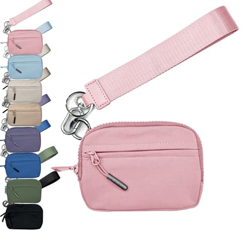 Commonlyto Wallet, The Wallet 2. Generation – mit viel Stauraum, Kartenetui mit Reißverschluss und Ausweisfenster(Pink) von EDAT