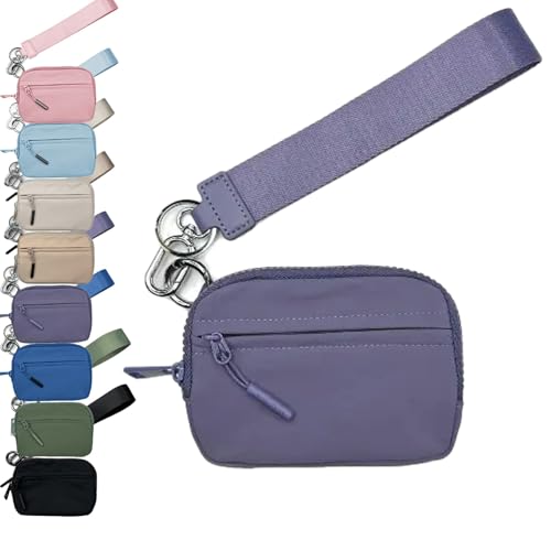 Commonlyto Wallet, The Wallet 2. Generation – mit viel Stauraum, Kartenetui mit Reißverschluss und Ausweisfenster(Purple) von EDAT