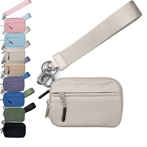 Commonlyto Wallet, The Wallet 2. Generation – mit viel Stauraum, Kartenetui mit Reißverschluss und Ausweisfenster(White) von EDAT