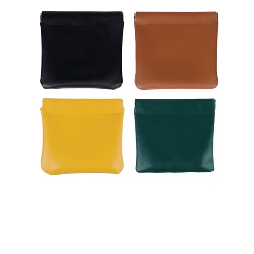 Flowarmth Organizer-Tasche aus Leder mit Druckknopfverschluss, Flowarmth-Tasche, Presencte Organizer-Tasche aus Leder mit Druckknopfverschluss, Pouchic-Taschen mit Druckknopfverschluss, Kosmetiktasche von EDAT