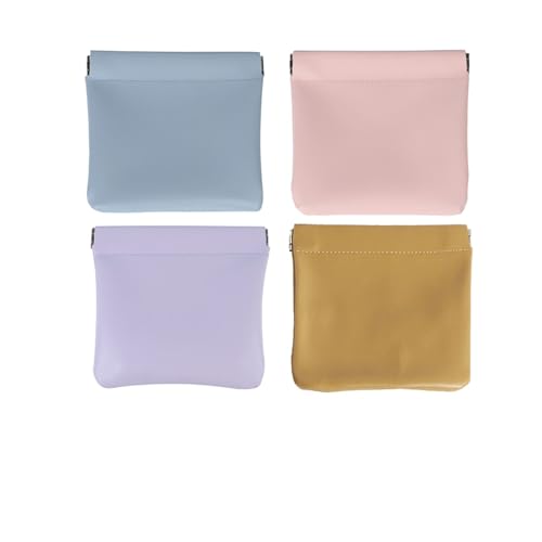 Flowarmth Organizer-Tasche aus Leder mit Druckknopfverschluss, Flowarmth-Tasche, Presencte Organizer-Tasche aus Leder mit Druckknopfverschluss, Pouchic-Taschen mit Druckknopfverschluss, Kosmetiktasche von EDAT