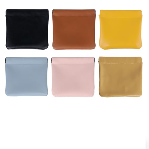 Flowarmth Organizer-Tasche aus Leder mit Druckknopfverschluss, Flowarmth-Tasche, Presencte Organizer-Tasche aus Leder mit Druckknopfverschluss, Pouchic-Taschen mit Druckknopfverschluss, Kosmetiktasche von EDAT