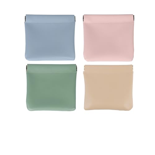 Flowarmth Organizer-Tasche aus Leder mit Druckknopfverschluss, Flowarmth-Tasche, Presencte Organizer-Tasche aus Leder mit Druckknopfverschluss, Pouchic-Taschen mit Druckknopfverschluss, Kosmetiktasche von EDAT