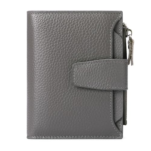 Peachloft Geldbörse, Peachloft Herren-Geldbörse, Reißverschlusstasche for mehrere Karten, Diebstahlsichere Geldbörse(Gray) von EDAT