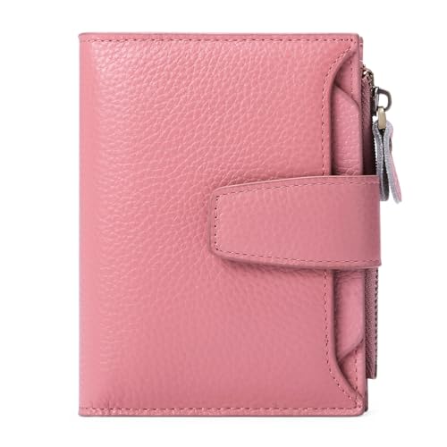 Peachloft Geldbörse, Peachloft Herren-Geldbörse, Reißverschlusstasche for mehrere Karten, Diebstahlsichere Geldbörse(Pink) von EDAT