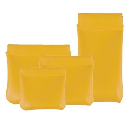 Pouchic–Personalisierte Organizer-Tasche aus Leder mit Druckknopfverschluss, Onavee-Organizer-Tasche(Yellow) von EDAT