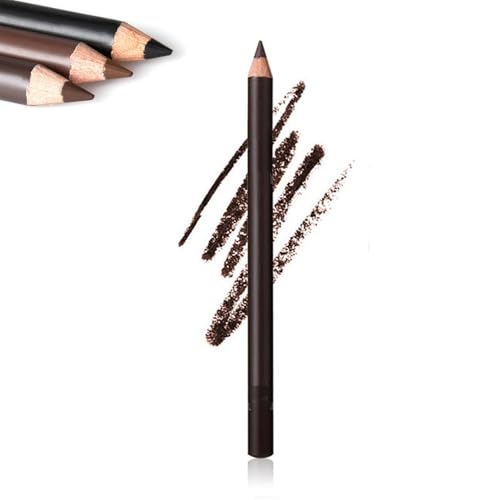 Systemous 24 Std. wasserfester Eyeliner Duo, anspitzbarer Eyeliner, Systemous Eyeliner, 2-in-1 Eyeliner und Augenbrauenstift, kein Verschmieren, kein Verblassen(02# Dark Brown) von EDAT
