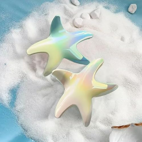 EDATOFLY 2-teiliges Haarspangen-Set, farbwechselnde Haarspangen, charmanter Farbverlauf Seestern Haarspangen - Farbwechselnde Haarschmuck, die speziell für Frauen und Mädchen entwickelt wurden von EDATOFLY