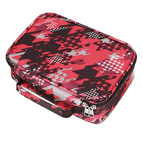 EDATOFLY 72 Slots Federmappe, Große Kapazität Reißverschluss Federmäppchen Stationäre Fall Farbige Bleistifte Halter Case Federtasche mit Innentasche (Tarnung) von EDATOFLY