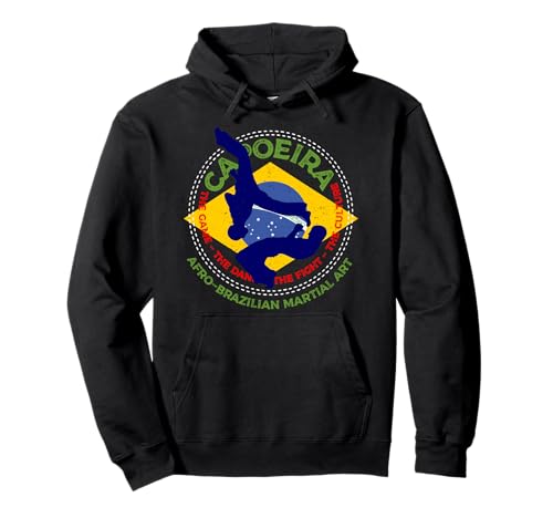 Capoeira Afro-Brazilian Martial Art Culture Emblem - Fan Fun Pullover Hoodie von EDDArt SPORT