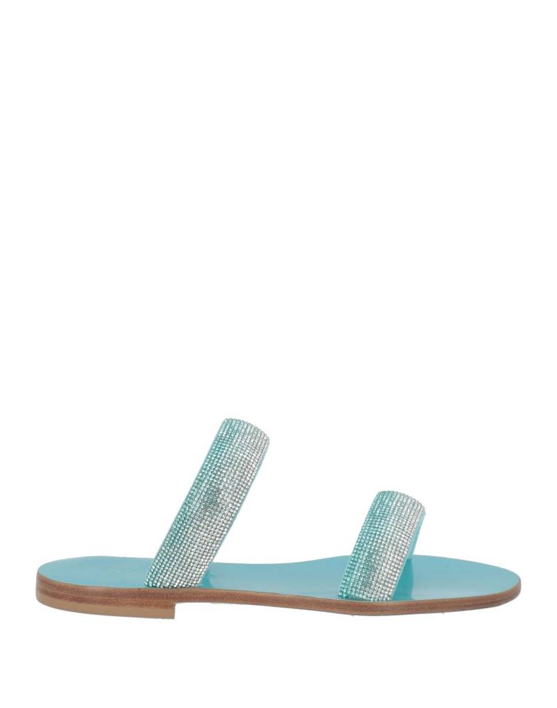 EDDICUOMO Sandale Damen Azurblau von EDDICUOMO