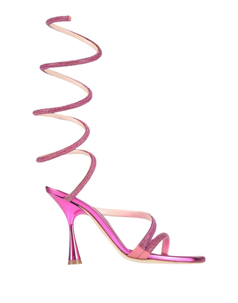 EDDICUOMO Sandale Damen Fuchsia von EDDICUOMO