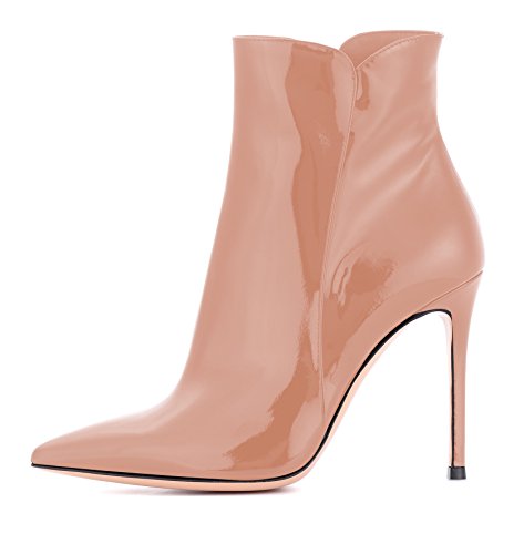 EDEFS Damen Kurzschaft Stiefel mit Fur,Stiefeletten mit Absatz in Beige,High Heel Winter Stiefel Größe EU39 EDEFS Damen Kurzschaft Stiefel mit Fur,Stiefeletten mit Absatz in Beige,High Heel Winter Stiefel Größe EU39 von EDEFS