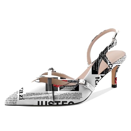 EDEFS Damen Pumps mit spitzer Zehe und Kitten Heel - Perfekt für das Büro, Hochzeiten und Partys von EDEFS