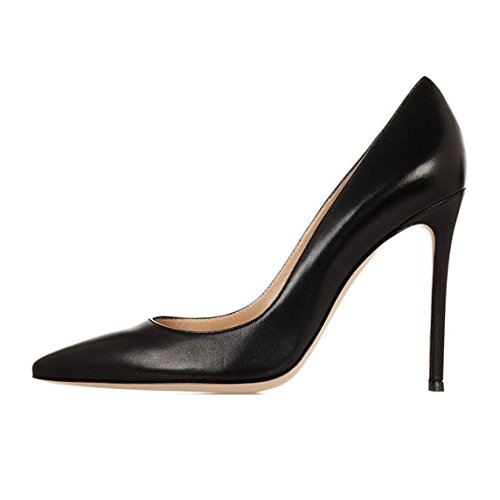 EDEFS Damen Spitze Pumps Schwarz Schuhe Stiletto Abendschuhe Business Schuhe Größe EU43 von EDEFS