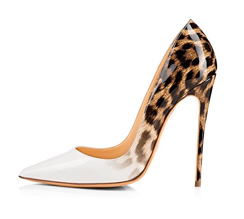 EDEFS Damen Spitze Zehe Schuhe 120mm High Heel Pumps Hohen Absätzen Abendschuhe White Größe EU38 EDEFS Damen Spitze Zehe Schuhe 120mm High Heel Pumps Hohen Absätzen Abendschuhe White Größe EU38 von EDEFS