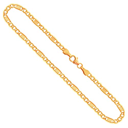 EDELIND 333 Gold Kette Herren 3.5 mm Länge 70cm Fantasiekette Gelbgold Halskette Goldkette Echtgold Stempel inkl Schmuck Geschenk Box Made in Germany von EDELIND