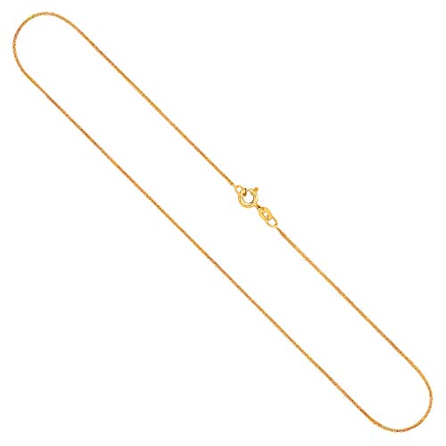 EDELIND Goldkette, Ankerkette flach Gelbgold 375/9 K, Länge 60 cm, Breite 1.2 mm, Gewicht ca. 2.1 g., NEU von EDELIND