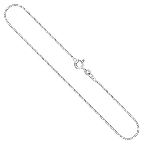EDELIND Goldkette, Panzerkette flach Weißgold 585/14 K, Länge 42 cm, Breite 1.4 mm, Gewicht ca. 3 g., NEU EDELIND Goldkette, Panzerkette flach Weißgold 585/14 K, Länge 42 cm, Breite 1.4 mm, Gewicht ca. 3 g., NEU von EDELIND
