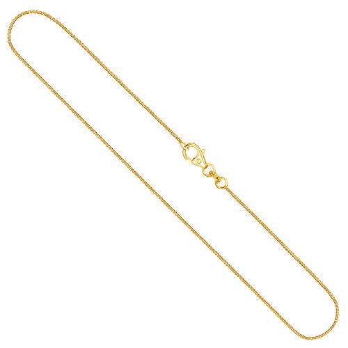 EDELIND Goldkette, Venezianerkette Gelbgold 585 / 14K, Länge 45 cm, Breite 0.8 mm, Gewicht ca. 2.4 g., NEU von EDELIND