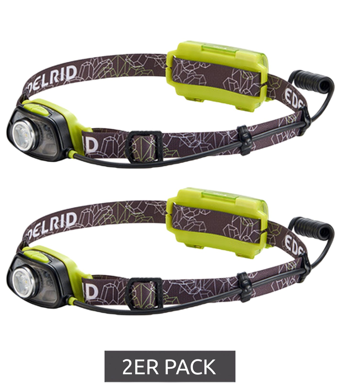 2er Pack Edelrid Vegalite Stirnlampe für Damen oder Herren 250 Lumen Mehrfarbig Outdoor & Trekking Lampe von EDELRID