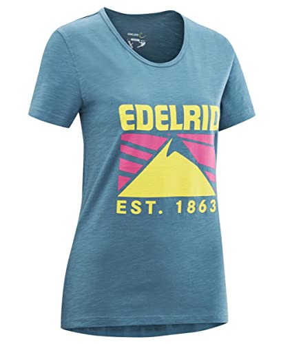 Edelrid Damen Women's Highball T Shirt V Blau M von EDELRID
