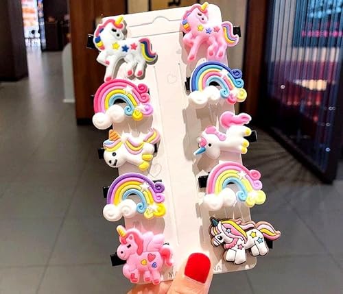 EDIBAZZAR Clips für Baby Mädchen - Stilvolle Designs - Handgefertigt - Metall und Kunststoff - Unverwechselbare Eleganz von EDIBAZZAR